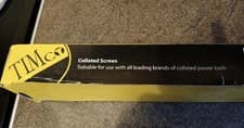 Image of TIMco 38mm Collated Drywall Screws - Black - 1 x Box = 1000 Screws