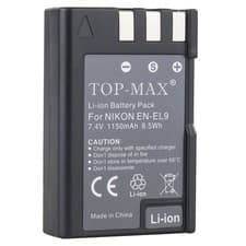 Image of EN-EL9 EL9A Battery + Charger For Nikon D3000 D40 D5000 D60 DSLR D40X