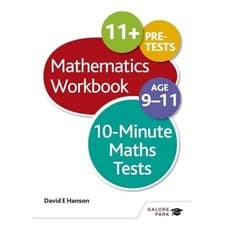 Image of 10-Minute Maths Tests Workbook Age 9-11 David E Hanson Paperback
