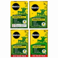 Image of Miracle Gro Evergreen Complete 4 In 1 Lawn Food Feed Weed Moss Killer 80m2-400m2