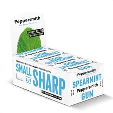 Image of Peppersmith - Spearmint Gum - Xylitol Gum - Sugar Free Gum Pocket Pack - 12x15g