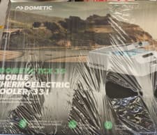 Image of DOMETIC TCX35 THERMOELECTRIC 33 Litre CAMPING COOLBOX PORTABLE 12V 24V MAINS
