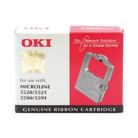 Image of Oki Black Fabric Ribbon For Microline 5500 01126301
