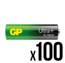 Image of AAA Batteries LR03 GP Ultra Plus 150% More Power Long Expiry Remote Camera x100