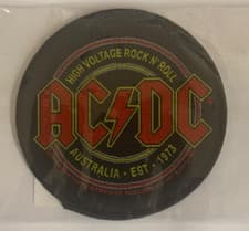Image of AC/DC High Voltage 10Cm Wide Woven Sew On Patch Officially Licensed Patch
