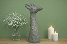 Image of Elegant Textured Giraffe Ornament – Contemporary Sculpture