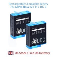 Image of 2 x Rechargeable Compatible Battery_GOPRO Hero 9 / 10 / 11 / 12_ 1800mAh_OCC