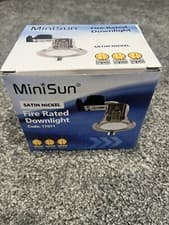 Image of MiniSun Satin Nickel Fire Rated Downlight