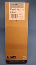 Image of Genuine Epson T5447 Light Black Ink Cartridge 220ml - Original and sealed