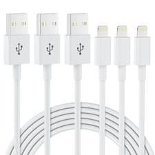 Image of 3 Pack iPhone Charger Cable 1.8M [Apple MFi Certified] Lightning to USB Cable Le