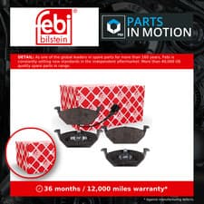 Image of Brake Pads Set Front 16446 Febi 1J0698151D 1J0698151E 1J0698151F 1J0698151G New