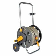 Image of Hozelock Assembled Hose Cart 60m Manual Rewind 30mtr Hose & Fittings 2434