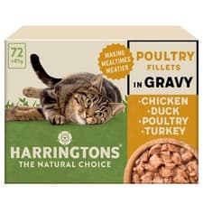 Image of Harringtons Complete Wet Pouch Grain Free Hypoallergenic Adult Cat Food Poultry