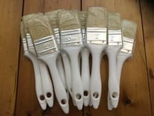 Image of Paint Brush - 50mm - 2inch - 12 Pack - synthetic Bristle - Gloss