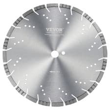 Image of VEVOR Diamond Blade 14inch Concrete Saw Blade Wet or Dry 0.39inch Slanted Teeth