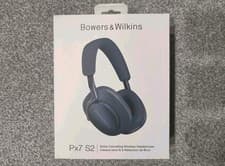 Image of Bowers & Wilkins Blue PX7 S2 Noise Cancelling Wireless Over Ear Headphones Boxed