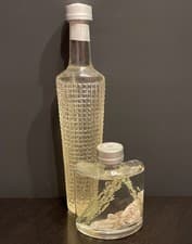 Image of Vintage Bath & Body Aroma Art Botanical Oil Glass Bottle