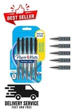 Image of Paper Mate 1.0 mm Flexgrip Ultra Retractable Ballpoint Pen, Medium Point, Black