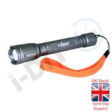 Image of 3 Light Mode LED Aluminium Torch Zooming Head 2 X AA Battery Supplied
