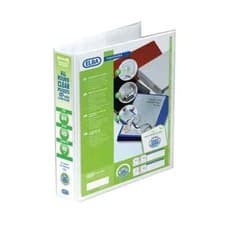Image of Elba Panorama 40mm 4 D-Ring Presentation Binder A4 White (10 Pack) 400001300
