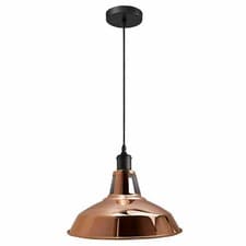 Image of Industrial Metal Pendant Ceiling Light Modern Retro Hanging Lamp E27 Fitting