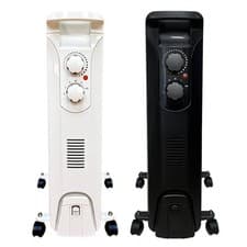 Image of Oil Filled Radiator 2500/2000/1500W 11/9/7 Fin Electric Heater 3 Heat Thermostat