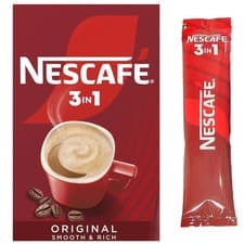 Image of Nescafe 200 Sachets 3 in 1 ORIGINAL Individual Instant Coffee Milk Cup Drink