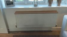 Image of radiator shelf and brackets