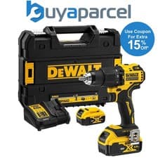 Image of Dewalt DCD709P2T 18v XR Brushless Compact Combi Hammer Drill Tstak - 2 x 5.0ah