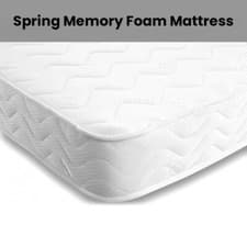 Image of STORAGE LEATHER BED OTTOMAN GAS LIFT DOUBLE OR KING SIZE MEMORY FOAM MATTRESS
