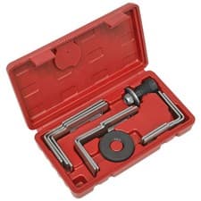 Image of Sealey Fuel Tank Sender Spanner Set 9pc 24mm Hex Drive