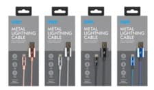 Image of Metal iPhone USB to Lighting Charging Cable 1m - Description For Colour Details