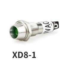 Image of LED Indicator Light Size 8mm Panel Indicators AC220V DC12/24V Red/Green/Yellow