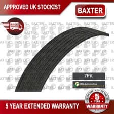 Image of Fits Qashqai Land Cruiser Prado 1.6 3.0 D Baxter V Ribbed Drive Belt 9091602510