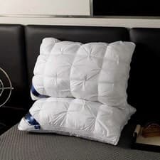 Image of 2Pcs Hotel Quality Extra Filled Bed Pillows for Back & Side Sleepers Support