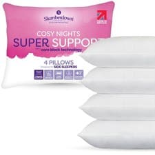 Image of Firm Support Pillow for Side Sleepers with Super Support Block by Slumberdown