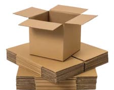 Image of Single Wall Shipping & Mailing Boxes Cardboard Parcel Boxes Pack of 25 Boxes