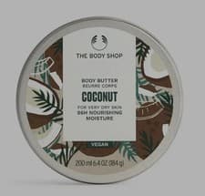 Image of THE BODY SHOP Coconut Body Butter 200ml - 96HR Nourishing Moisture BRAND NEW