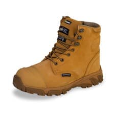 Image of BEESWIFT WATERPROOF SIDE ZIP SAFETY WORK BOOT TAN ALL SIZES - Nubuck