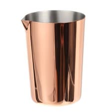 Image of Stainless Steel Cocktail Mixing Glass 17oz/500ml Cocktail Mixing Cups, Rose Gold
