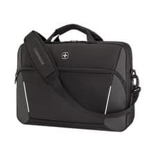 Image of Wenger, XE Compact Brief 16, 16" Laptop Briefcase with Tablet Pocket, Black, Dig