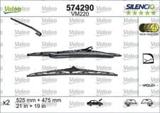Image of Valeo 574290 Wiper Blade Front Window Windscreen Fits Audi Fiat Seat Skoda VW