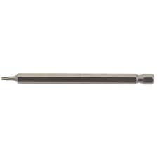 Image of Draper T8 Torx Star Screwdriver Bit 1/4" Hex 100mm Long (Pack of 1) 66907