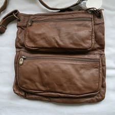 Image of Small brown Leather Women’s Bag  Handbag Purse. By: ACCESSORIZE paid £35