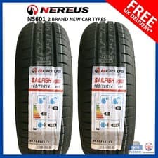 Image of 2 X New 165 70 14 NEREUS NS601 81T 165/70R14 1657014 *B WET GRIP* (2 TYRES)
