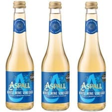 Image of Organic White Wine Vinegar Aspall No Artificial Colour Preservatives 3 x 350ml