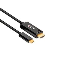 Image of Club 3d CAC-1334 6FT HDMI TO USB-C 4K60HZ ACTIVE CABLE M/F SUPPORT DP1.2