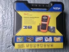 Image of Brother P-Touch PT-E110VP Industrial Label Printer Kit NEW Sealed Case + Adapter