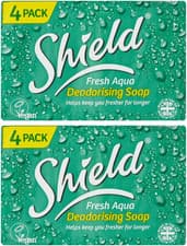 Image of Shield Soap Aqua 4 Pack 115G X 2 Packs