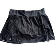 Image of New With Tags Adidas Womens XL Black Aeroready Club Skirt Skort Built In Shorts